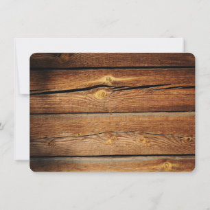 Design Your Own Rustic Wood Invitations