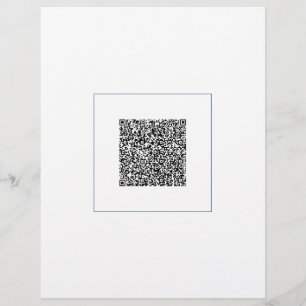 Design Your Own Scan QR Code Letterhead Template