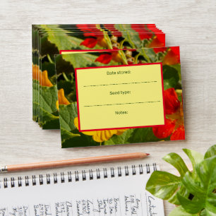 Design your own seed saving envelopes, garden envelope