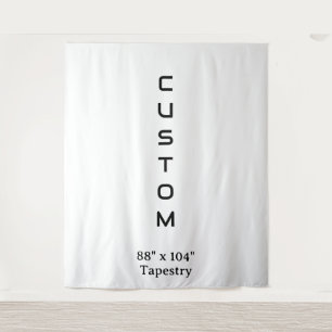 Design Your Own Simple 88" x 104" Extra-Large Tapestry