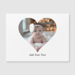 Design Your Own Single Heart Shaped Photo