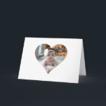 Design Your Own Single Heart Shaped Photo Card<br><div class="desc">This Custom Heart Shaped Photo design beautifully arranges your favourite memories into the shape of a heart, symbolising love and connection. Perfect for special occasions like anniversaries, weddings, or Valentine's Day, this design highlights your cherished moments meaningfully and artfully. Its unique layout creates a visually captivating keepsake, ideal for gifting...</div>