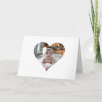 Design Your Own Single Heart Shaped Photo