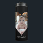 Design Your Own Single Heart Shaped Photo Thermal Tumbler<br><div class="desc">This Custom Heart Shaped Photo design beautifully arranges your favourite memories into the shape of a heart, symbolising love and connection. Perfect for special occasions like anniversaries, weddings, or Valentine's Day, this design highlights your cherished moments meaningfully and artfully. Its unique layout creates a visually captivating keepsake, ideal for gifting...</div>