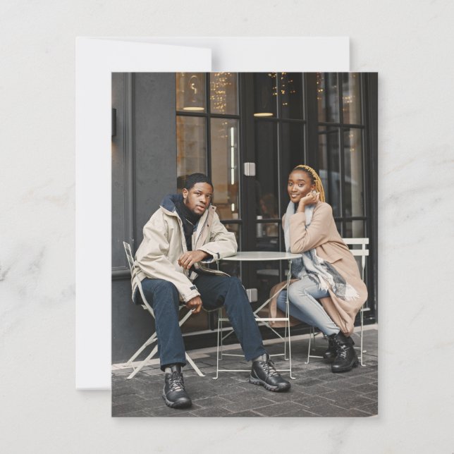 Design Your Own Single Photo Card (Front)