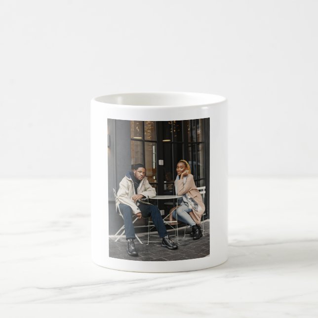 Design Your Own Single Photo Coffee Mug (Center)