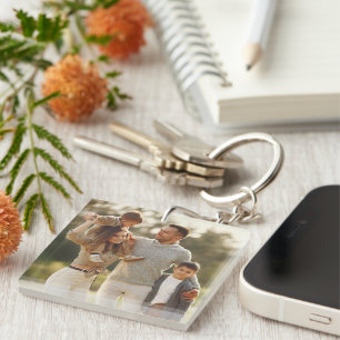 Design Your Own Single Photo Key Ring