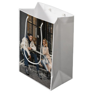 Design Your Own Single Photo Medium Gift Bag