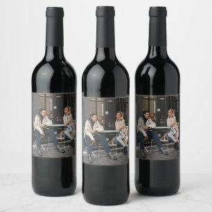 Design Your Own Single Photo Wine Label