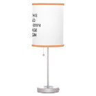 Design Your Own Table Lamp