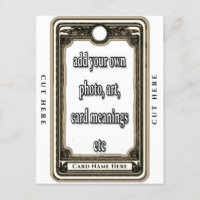 Design Your Own Tarot Card