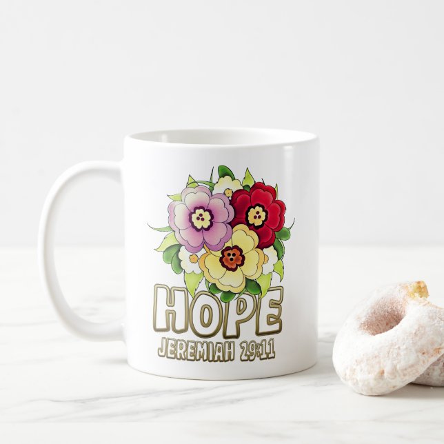 Design your own :-) Two-Tone coffee mug (With Donut)