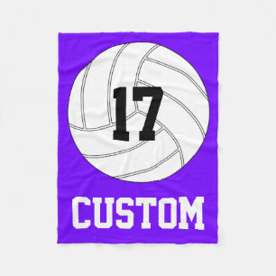 Design Your Own Volleyball Fleece Blanket
