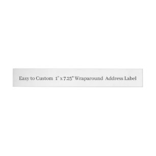 Design Your Own Wraparound Address Label