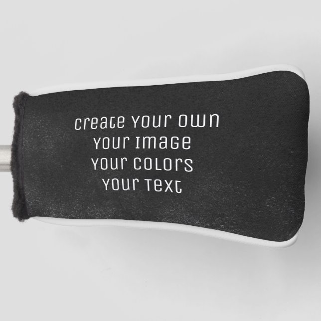 Design Your Way - Create Your Own Golf Head Cover (Front)