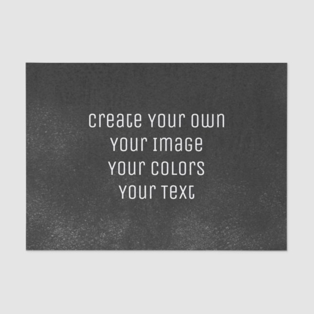 Design Your Way - Create Your Own Tissue Paper (Front)