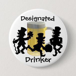 Designated Drinker - SRF 7.5 Cm Round Badge