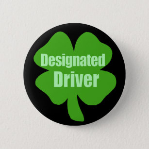 Designated Driver 6 Cm Round Badge