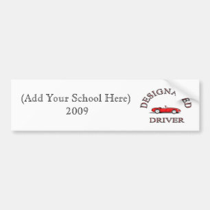 Designated Driver Bumper Sticker