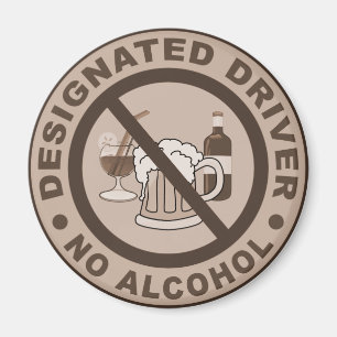 Designated Driver button Magnet