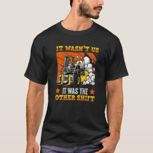 Designated driver fork lift powered forklift certi T-Shirt
