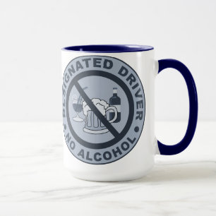 Designated Driver mug - choose style & colour