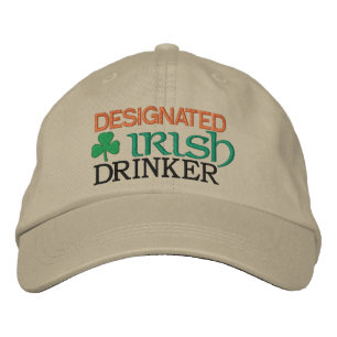 Designated Irish Drinker Embroidered Baseball Hat