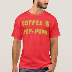 DESIGNCoffee and PopPunk yellow 70s vintage T-Shirt