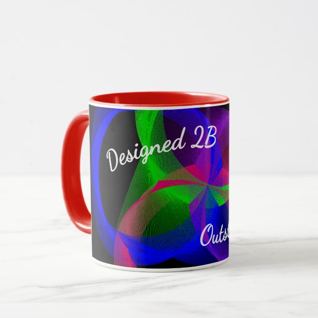 Designed 2B Outstanding Coffee Mug (Front Left)