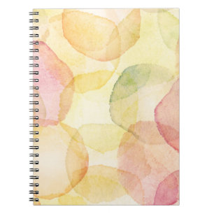 Designed abstract background with watercolor notebook