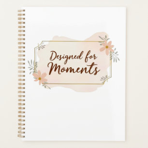 Designed for Moments – Soft Watercolor Daily Planner