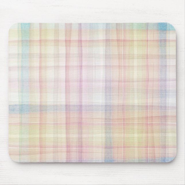 Designed watercolor art background, texture mouse mat (Front)
