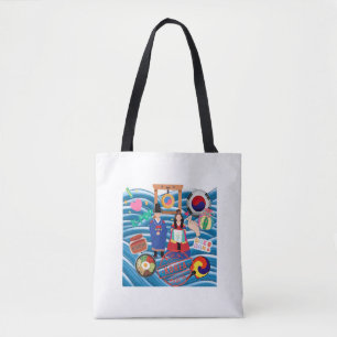 designed with a korean touch,culture and tradition tote bag