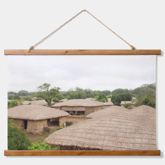 Designed with a photograph of South Korea, horizon Hanging Tapestry