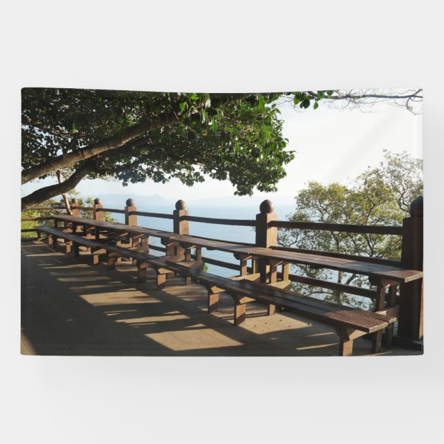 Designed with a photograph of South Korea, Printed Banner (Horizontal)