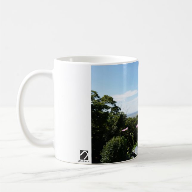 Designed with a photograph of South Korea, Printed Coffee Mug (Left)
