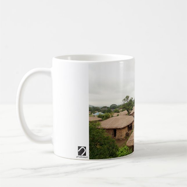 Designed with a photograph of South Korea, Printed Coffee Mug (Left)