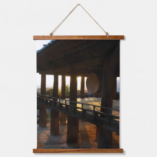 Designed with a photograph of South Korea, Vertica Hanging Tapestry