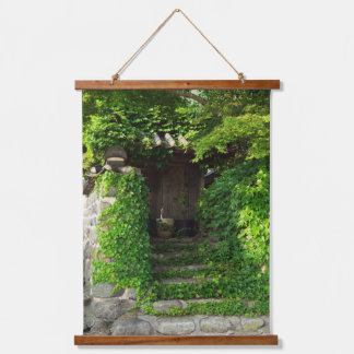 Designed with a photograph of South Korea, Vertica Hanging Tapestry