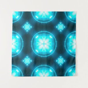Designer abstract background with glowing individu tapestry
