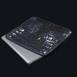 Designer Alligator Crocodile Skin Shiny Navy Blue Laptop Sleeve<br><div class="desc">Alligator/Crocodile Skin Shiny Navy Blue Design.</div>