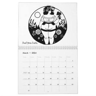 Designer Art Meditation Calendar
