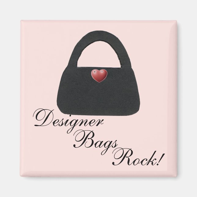 Designer Bags Rock Magnet (Front)