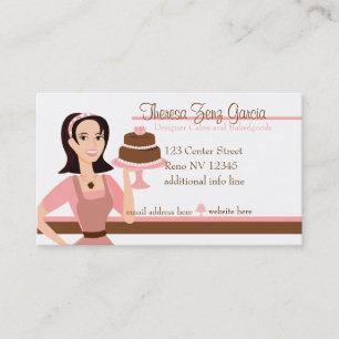 Designer Bakedgoods-Cake Business Card