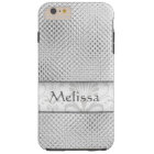 Designer Bling Damask Pattern Personalised -Silver