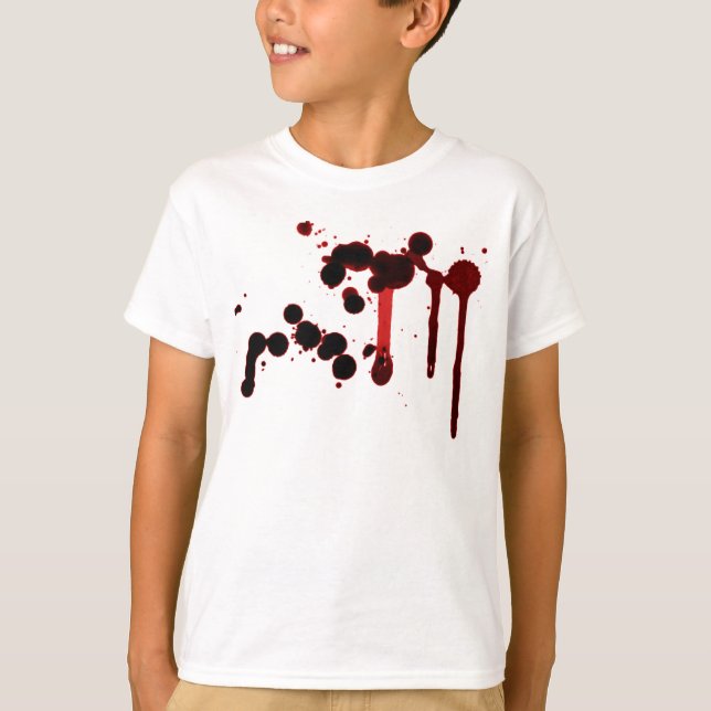 Designer Blood Splatter T-Shirt (Front)