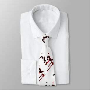 Designer Blood Splatter Tie