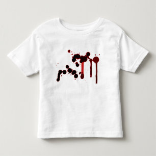 Designer Blood Splatter Toddler T-Shirt