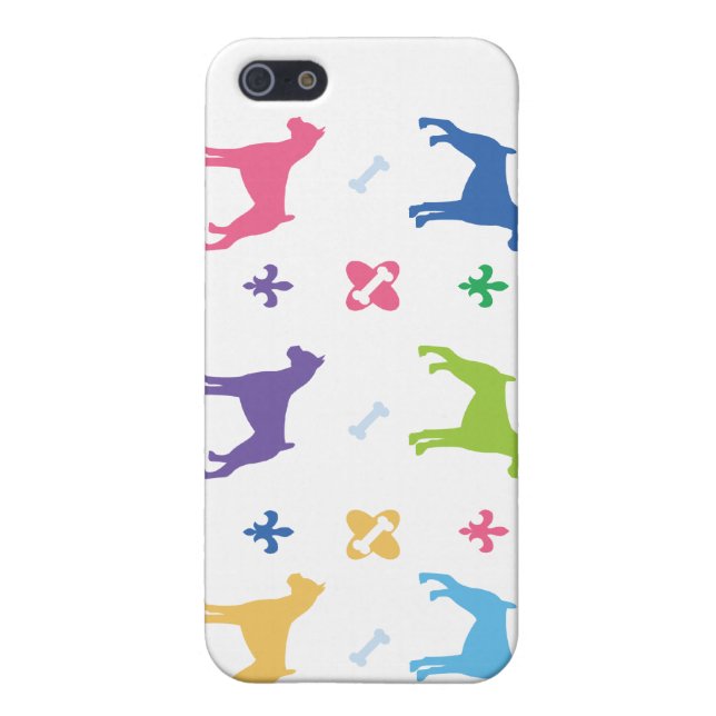 Designer Boxer Print iPhone Case (Back)