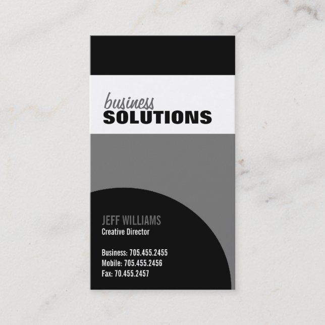 Designer Business Card (Front)